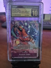 Kouzuki Oden OP13-063 Card Collection Best Select Vol. 5 Eng One CGC PRISTINE 10