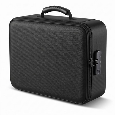 Fireproof Document Box (Soft-Shell) with Lock, 5200°F Fireproof & Water-Resis...