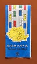 Carte ancienne automobile pour Roumanie années 70