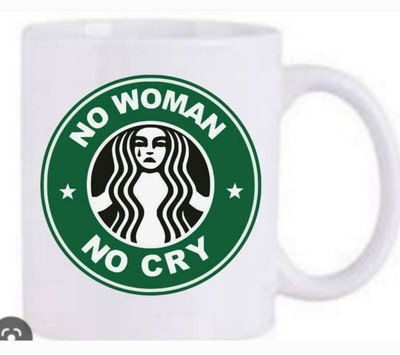 No Woman No Cry Bob Marley Kaffeebecher Neu und Spülmaschinenfest 