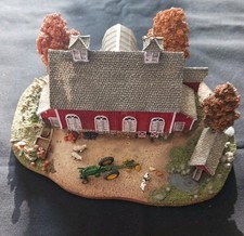 Danbury Mint Cobblefield Acres John Deere Barn Sculpture (FREE SHIPPING)