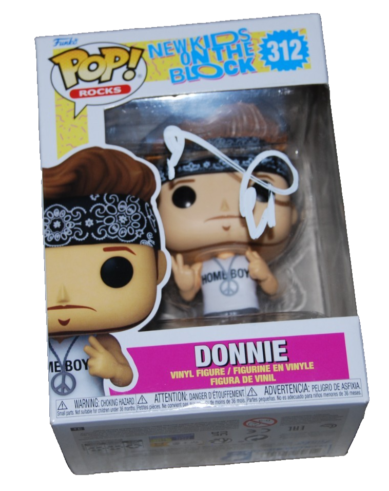DONNIE WAHLBERG signed (NEW KIDS ON THE BLOCK) #312 Funko Pop