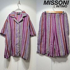 Missoni All-over print open collar shirt and skirt set