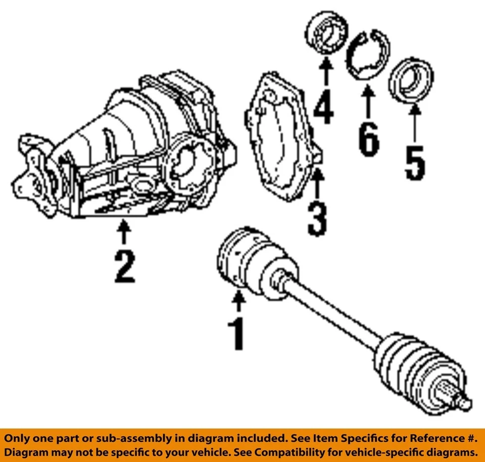 Used Differential Carrier Assembly fits: 2004 Mercedes-benz Mercedes clk 209 Typ Foto 3 de 4