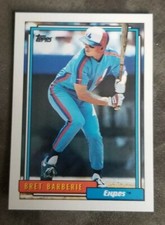 1992 Topps Montreal Expos Baseball Card #224 Bret Barberie