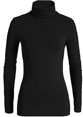 JADEA Dolcevita Damen 4267 Langarm Baumwolle Stretch