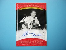 2004/05 UPPER DECK LEGENDS CLASSICS HOCKEY CARD #M64 GLENN HALL AUTO AUTOGRAPH