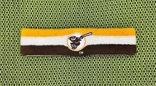 SAN DIEGO PADRES retro logo Yellow/White/Brown MLB HeadBand