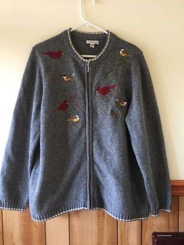 Barrow Gray Cardigan Knit Sweater 