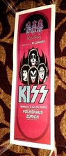KISS ZURICH SWITZERLAND JUNE 2ND, 1976 COLOR POSTER ICONIC IMAGE EXCELLENT COPY