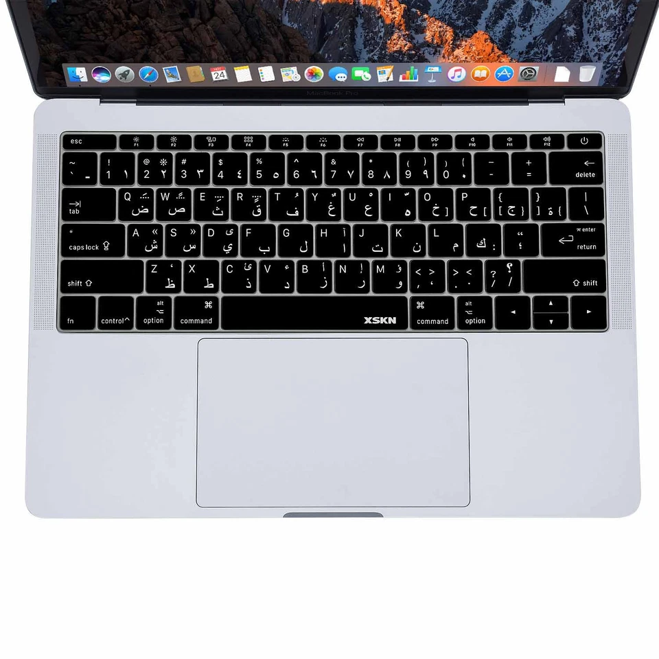 XSKN Arabic Keyboard Cover for Macbook Pro 13.3 no Touch Bar/Macbook 12 inch US - Image 2 of 4