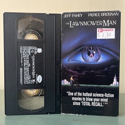 The Lawnmower Man VHS 1992 Horror Sci-Fi Movie Pierce Brosnan FREE