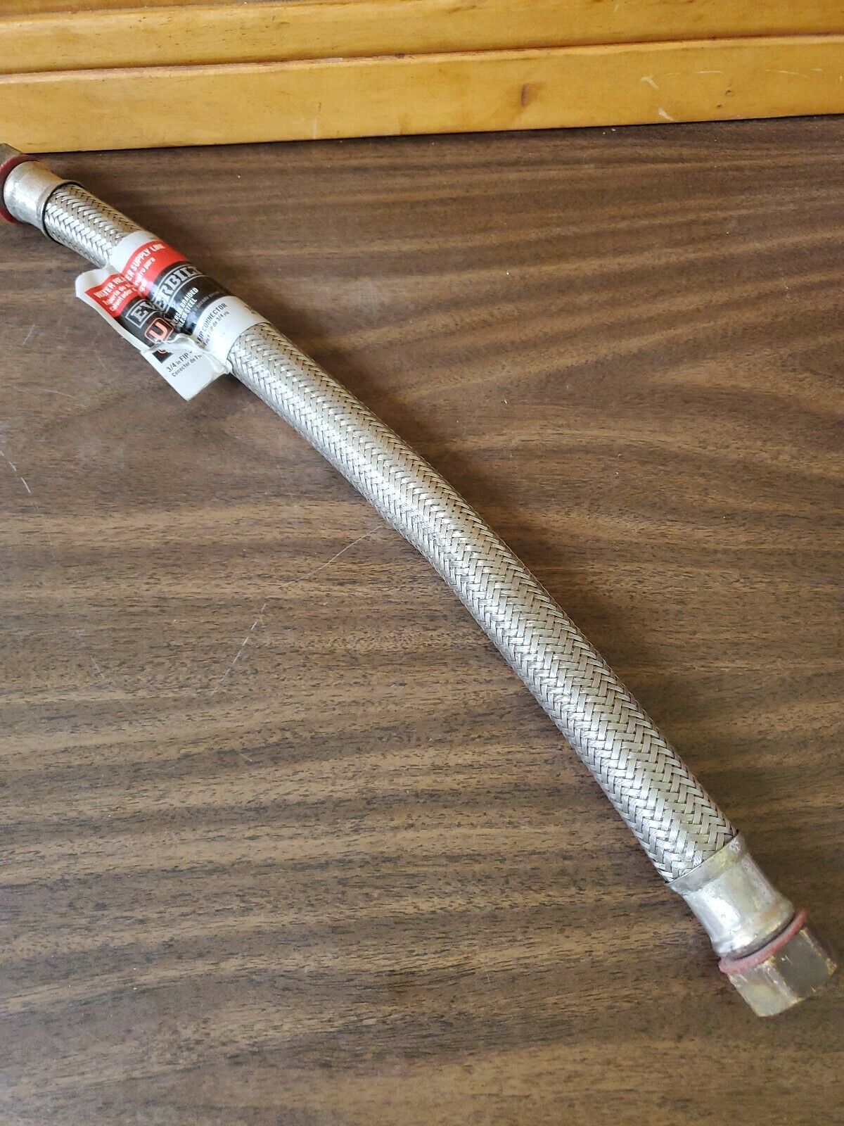 Everbilt 3/4"x3/4" Fip Water Heater Supply Line Universal Braided