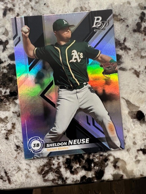 2019 BOWMAN PLATINUM TOP PROSPECTS RC CARD OAKLAND ATHLETICS SHELDON NEUSE TOP64