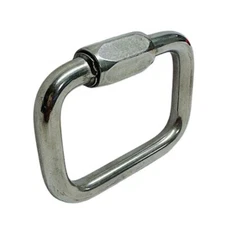Stainless Steel T316 Square Quick Link 3/16" 720 Lbs WLL Marine Grade