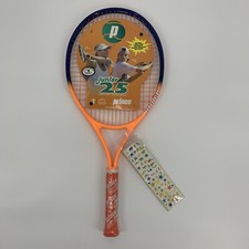 Prince Junior 25 Tennis Racquet Orange/Blue Age 9-12 Stickers New