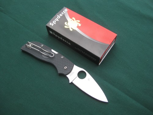 Spyderco Chaparral LW Folding Knife, CTS XHP, 2.8”, Gray FRN, C152PGY, Low Use - Picture 2 of 18
