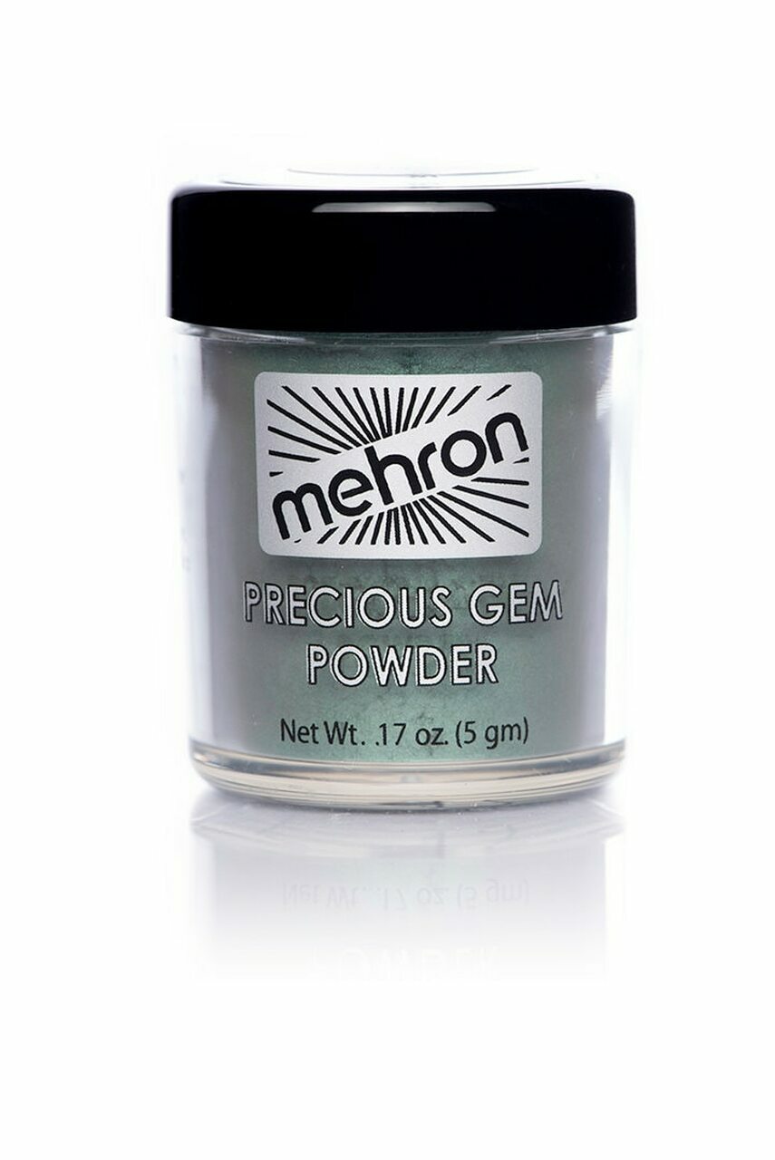 Mehron Precious Gem Powder – Jade, Glänzendes Lockermake-up Für Gesicht & Körper