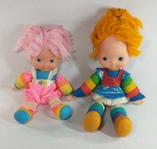 Vintage 1983 Rainbow Brite 18"  Tickled Pink Plush Doll by Hallmark  Mattel