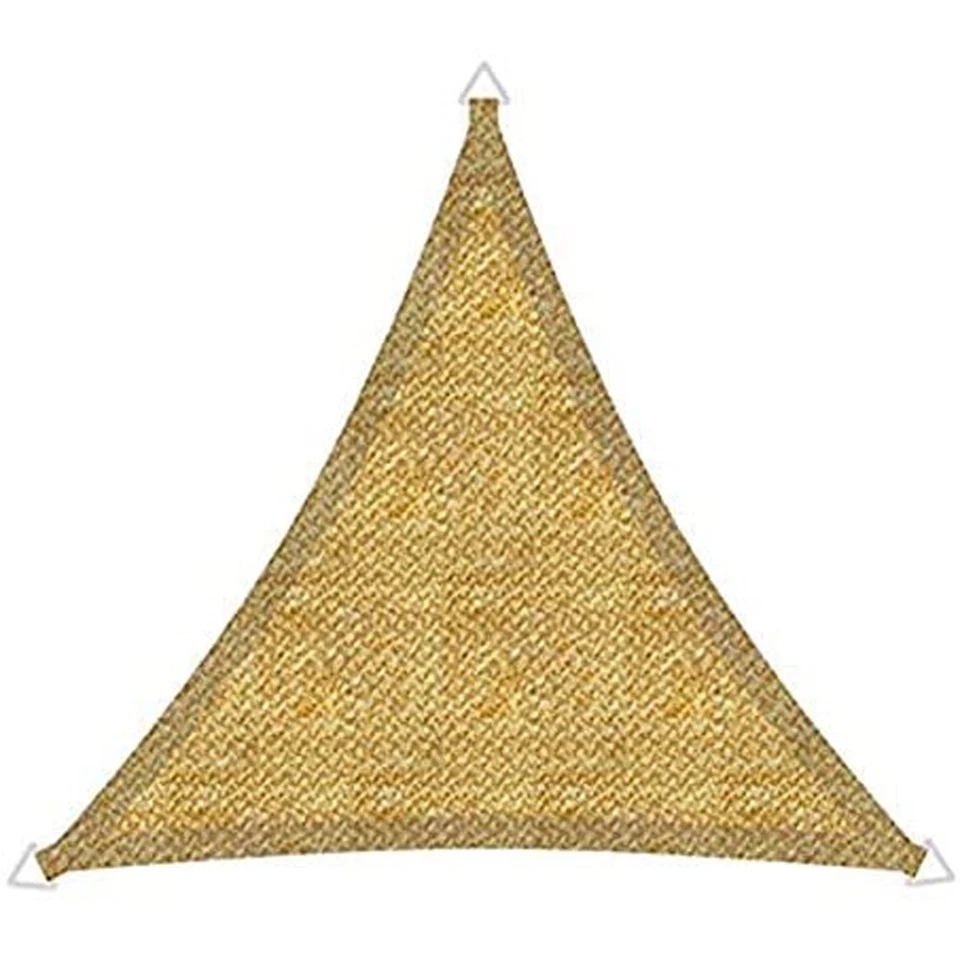 4F GROUP TENDA A VELA OMBREGGIANTE PARASOLE TRIANGOLARE 3,6×3,6x3,6mt BEIGE