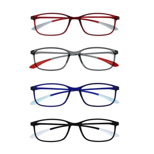 Lunettes Anti-lumière Bleue OPULIZE SEE - Protection UV400 - Monture Légère - Plusieurs Couleurs - Confortables écran
