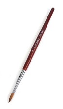 Professional Spiral Kolinsky Acrylic Nail Brush Round Size 4