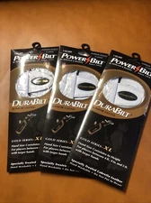 Lot Of 3 NEW Power Bilt DuraBilt Junior Right X-Large Cabretta White Golf Glove