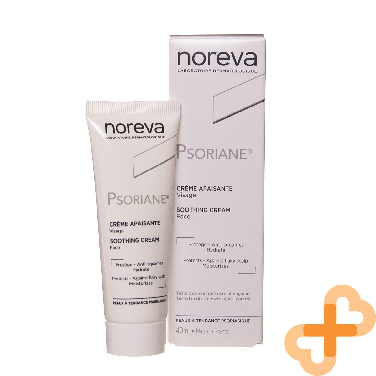 NOREVA PSORIANE Soothing Moisturizing Thermal Face Cream Butter Tree Oil 40 ml