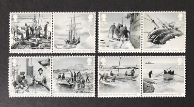 GB 2016 MNH Shackleton Endurance Expedition Stamp Set with Free UK P&P