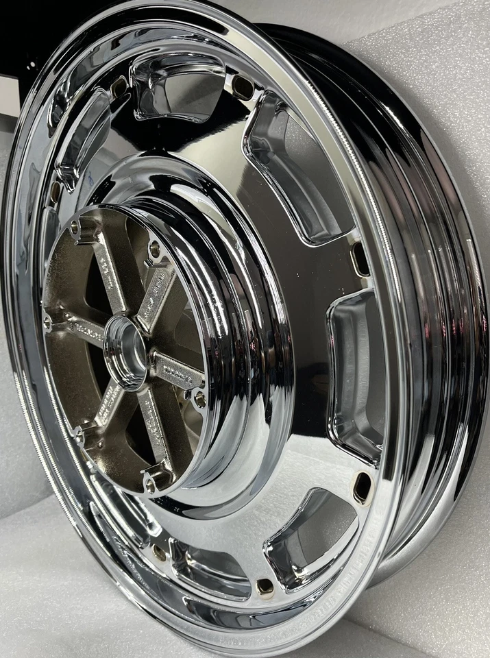 HONDA 1988-2000 GL1500 GOLDWING RUEDA DELANTERA CROMADA 44650-MW5-305 OEM (Cambio) Foto 3 de 4