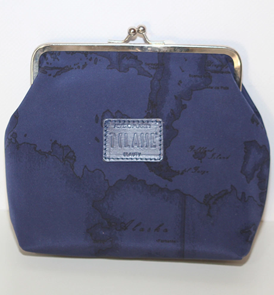 Pochette Prima 1 Classe seta Alviero Martini borsellino GEO moneta portafoglio B