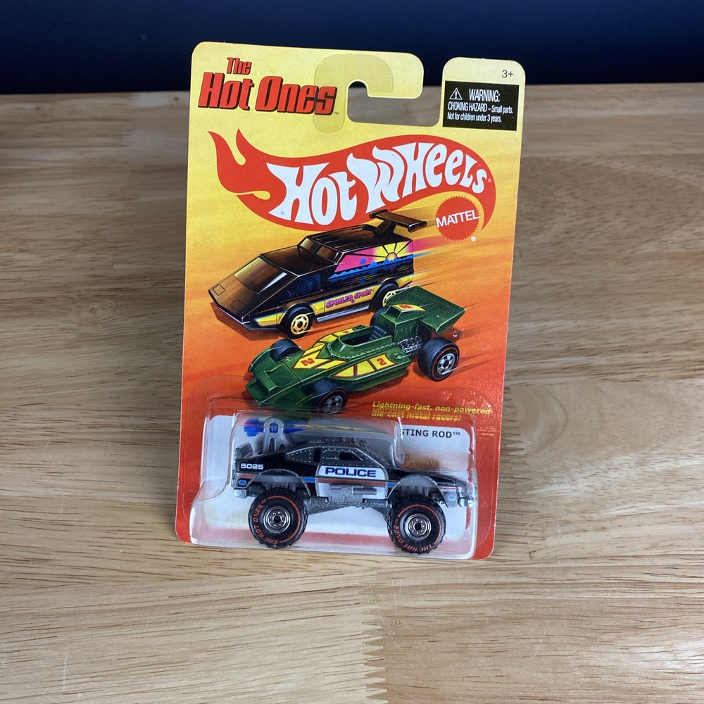 HOT WHEELS THE HOT ONES STING ROD POLICE Silver