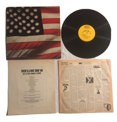 Sly & The Family Stone There's A Riot Goin' On Vinyl LP KE 30986
