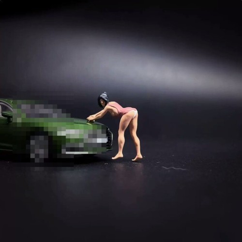 1/64 1/87 1/43 Beauty Girl Lady Scene Miniatures Figures Model For Cars Vehicles - Picture 5 of 19