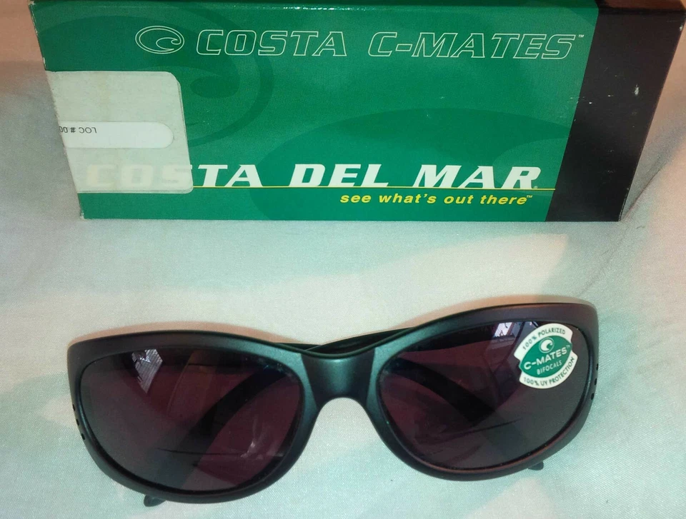 Gafas de sol Costa Del Mar FATHOM FA 11 DGP bifocales negras grises oscuras C-MATES +1,75  Foto 2 de 4