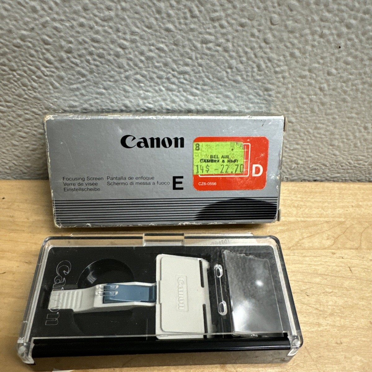 Canon Focusing Screen E D For EOS-RT 620 630 650 Body | eBay