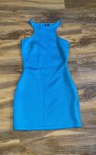 Mango ladies aqua bodycon mini dress. Size small.