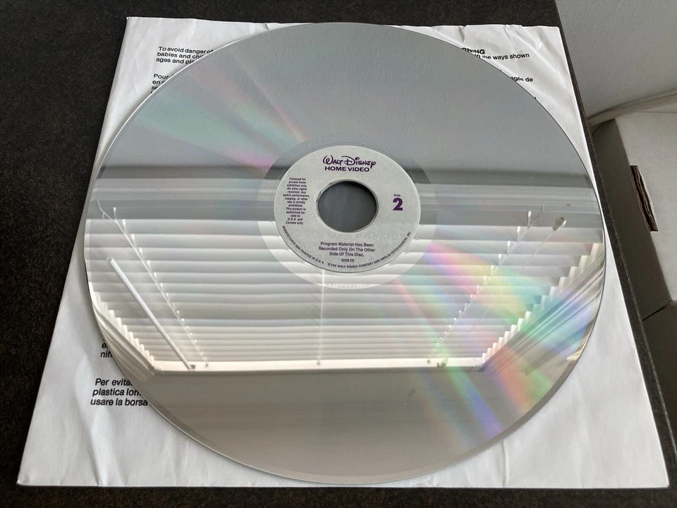 WALT DISNEY THE BEST OF ROGER RABBIT CAV LASERDISC LD 1996 MOVIE AMBLIN RECALLED - Image 4 of 4