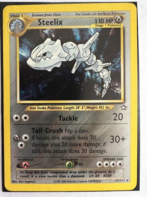 Steelix 英語版 15/111 Steelix 15/111 Neo Genesis for sale | eBay