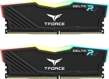 T-Force Delta RGB 16GB (2x8GB) DDR4 3200MHz CL16 Desktop RAM – Black