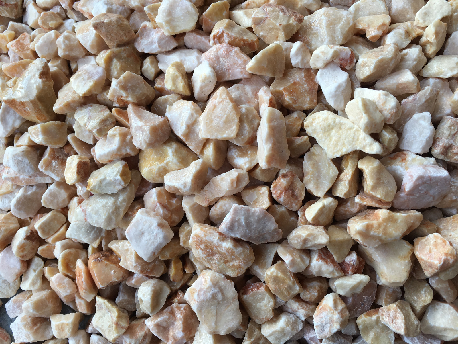 25 kg Marmorkies Splitt rosa 18/25 Beet Garten Zierkies Dekokies (0,34