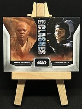 Mace Windu & Jango Fett 2023 Topps Star Wars #EC-3 Epic Clashes