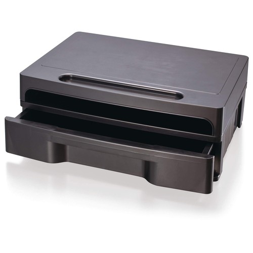 Oic Monitor Stand With Drawer Black - 第 5/7 張圖片