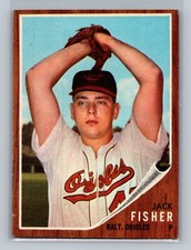 1962 Topps Jack Fisher #203 - Baltimore Orioles - EX to NEAR MINT