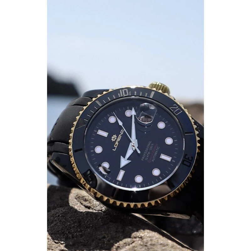 Orologio Lorenz Automatico Da Uomo Doppia Iniezione Speciale Edition 030197BK - Immagine 4 di 4