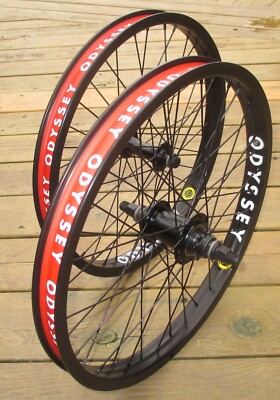 20in Odyssey STAGE-2 Wheel Set Front 3/8 or Rear 9t LHD 14mm 36H