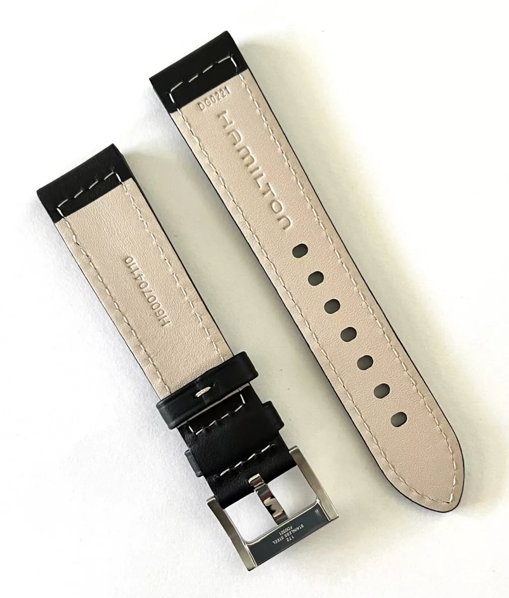 Hamilton 20mm shop leather strap