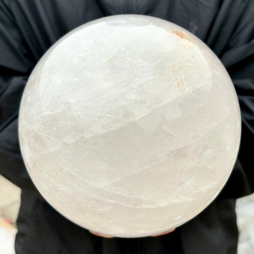 11.8LB Natural White Crystal Clear Quartz Crystal Sphere Ball Healing Meditation - Picture 11 of 22