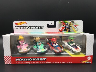 Hot Wheels Mario Kart Cars 4 Pack Multipack **You Pick** 3-2-1