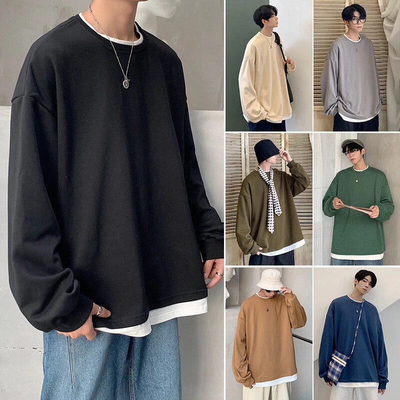 Fake 2 piece hoodie hot sale